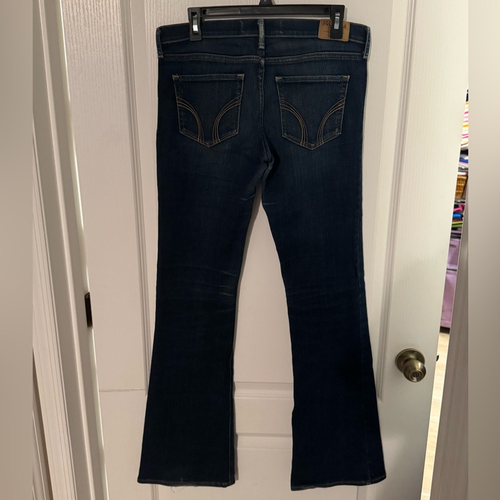 Hollister Dark Indigo Flare Jeans - Picture 3 of 4